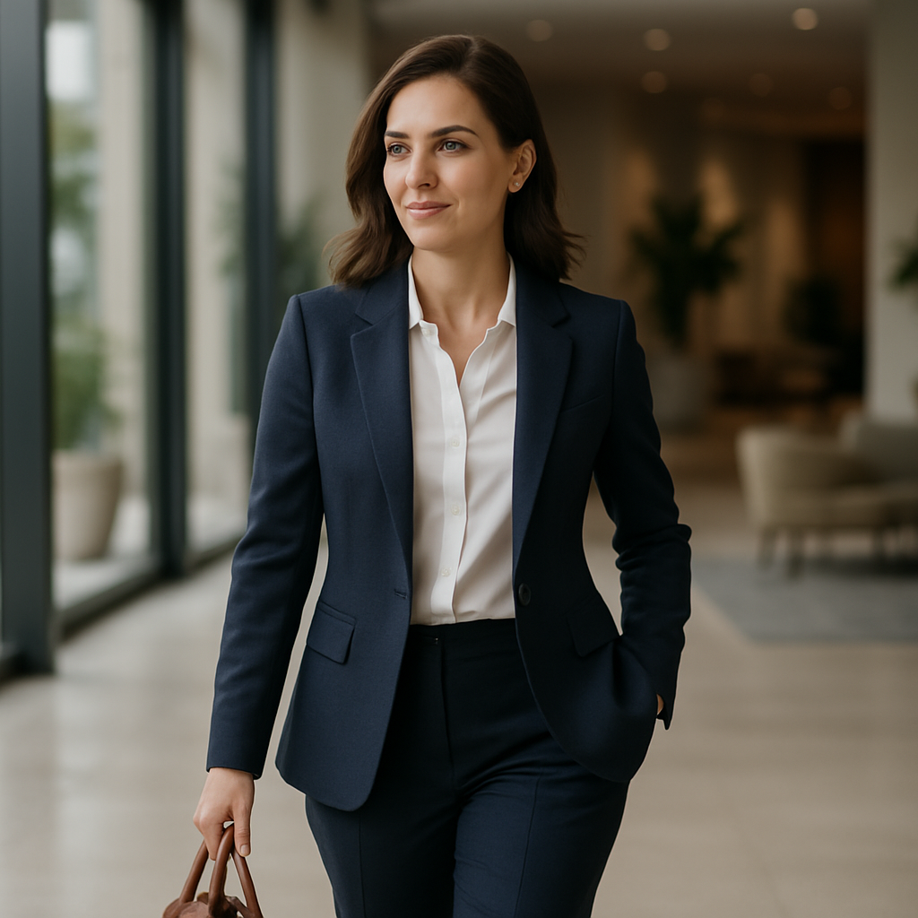 Business-Outfits Stil mit Pyrettas Lair: elegante Garderobe
